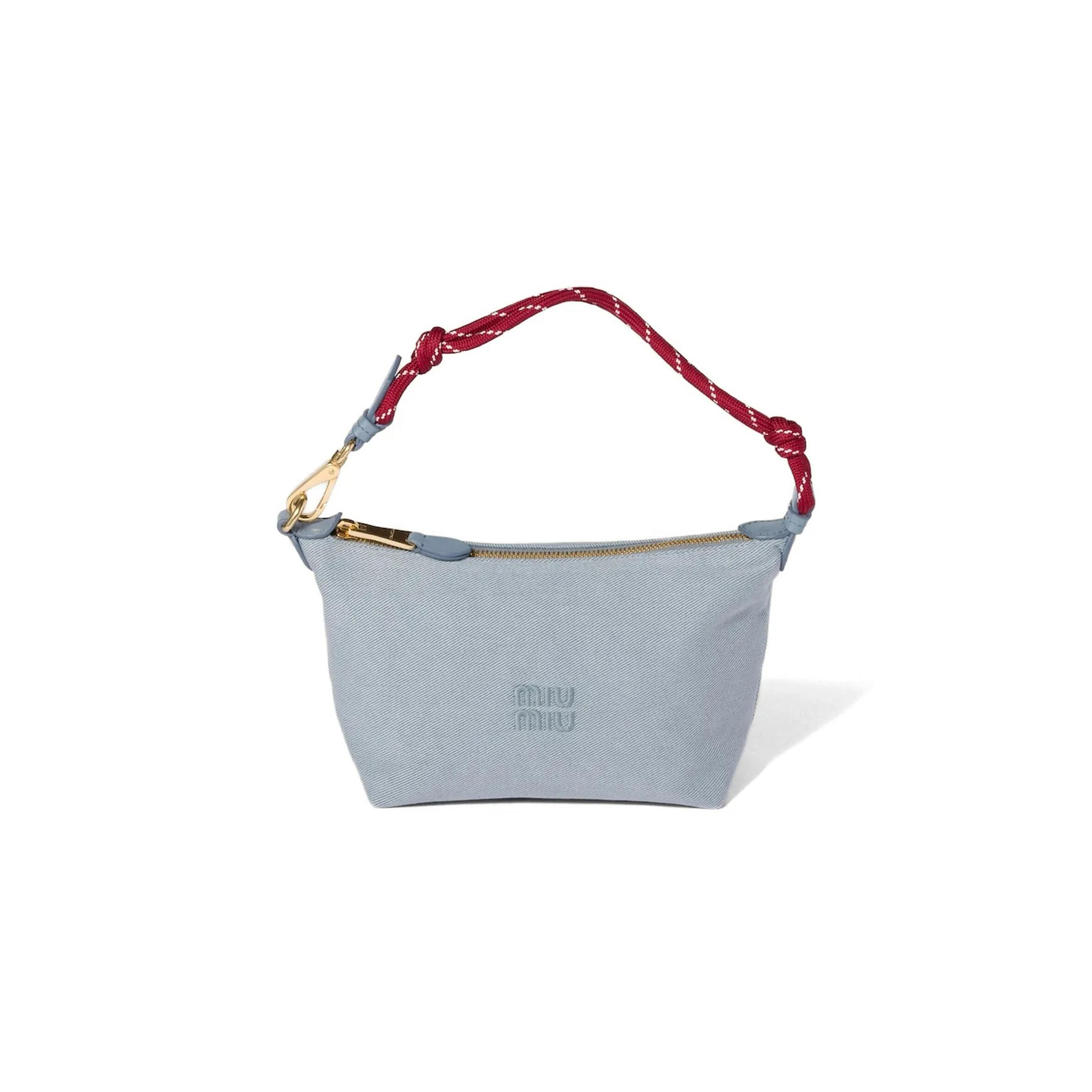 MIU MIU SPIRIT GABARDINE POUCH 5NE841 (18.5*14*10cm)